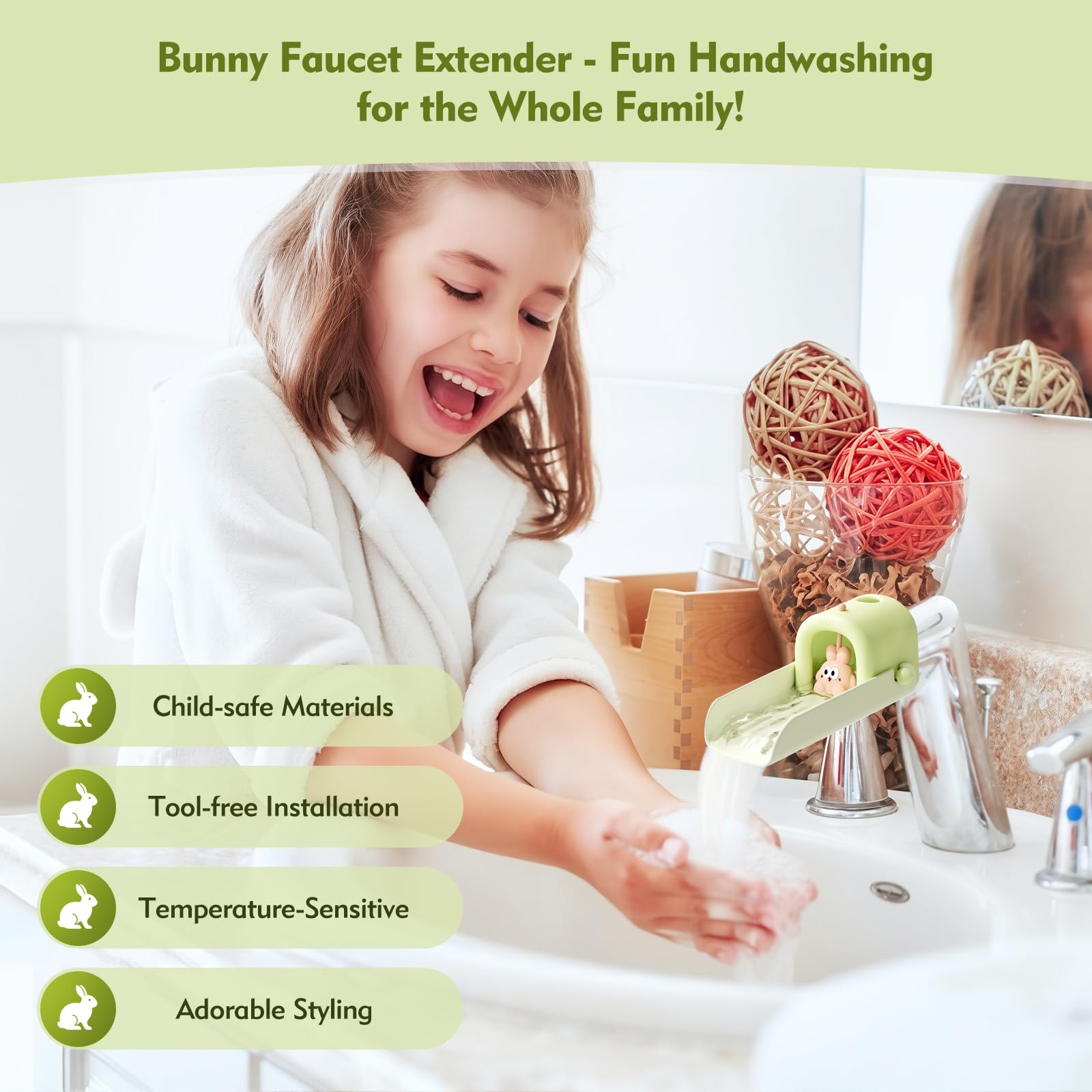 VZVOO suitable for bathroom and kitchen sinks for everyday versatility