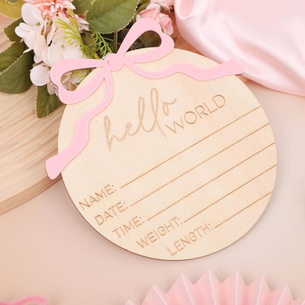 WAUAO engraved baby name plaque offers a stylish keepsake