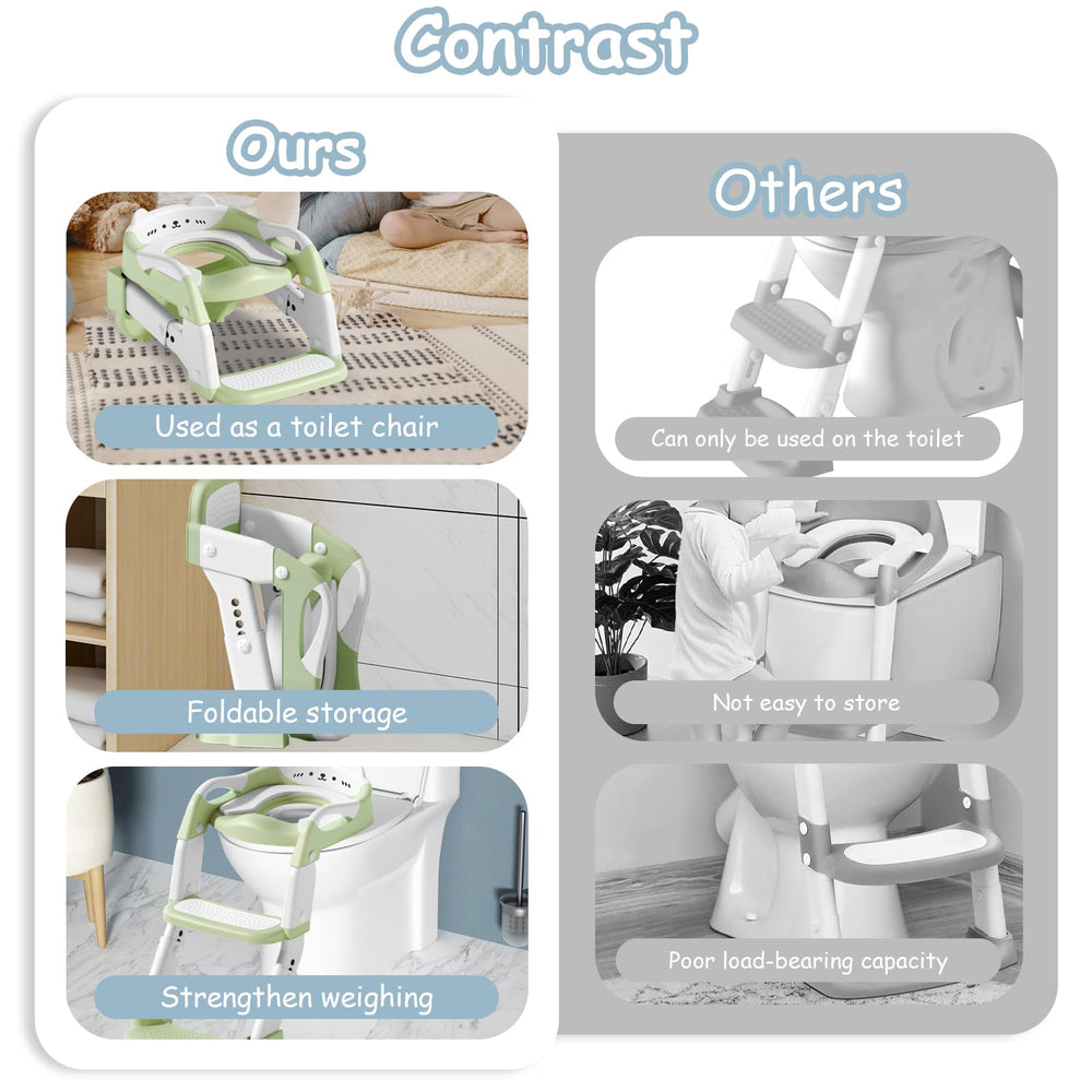 WAAYAA compact fold design enables easy storage in small bathrooms.