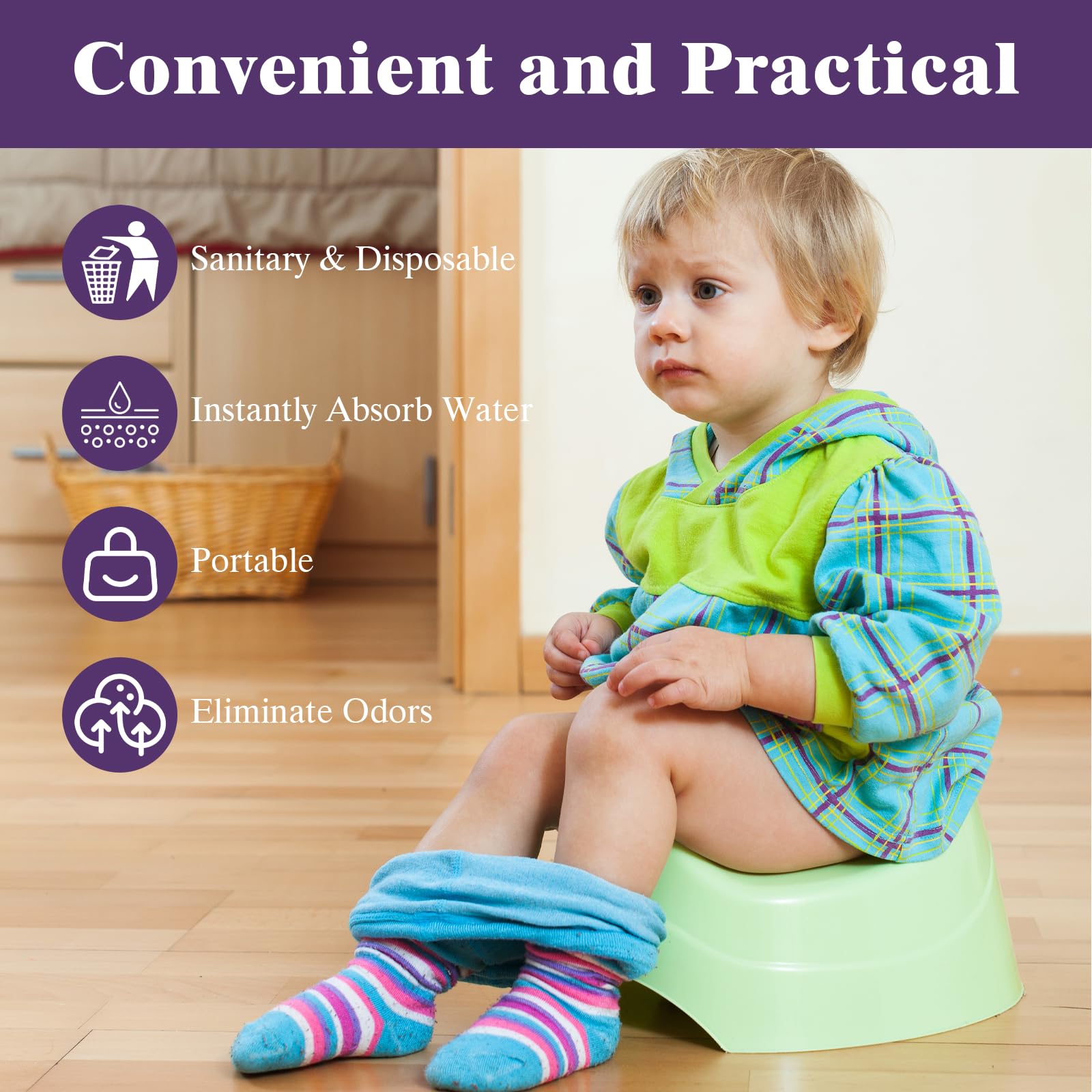 WAAYAA soft-skin friendly pads feel gentle on toddlers during training.