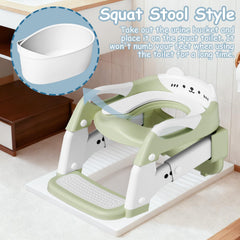 WAAYAA sink step stool folded for compact handwashing support.