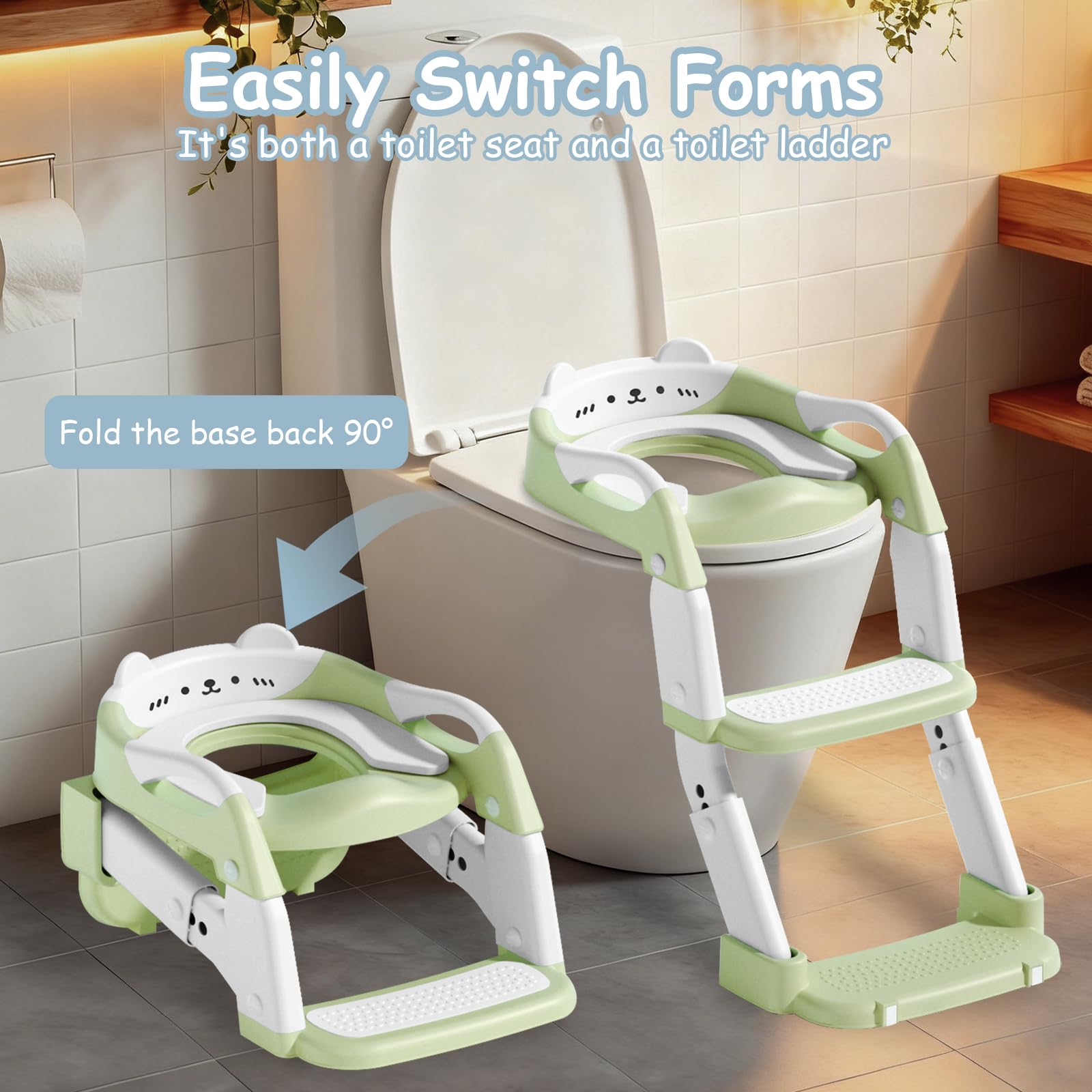 WAAYAA standalone floor potty designed for easy routines at home or on the go.
