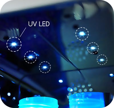 Wabi Baby UV LED MINI Box smart storage mode showing organized items