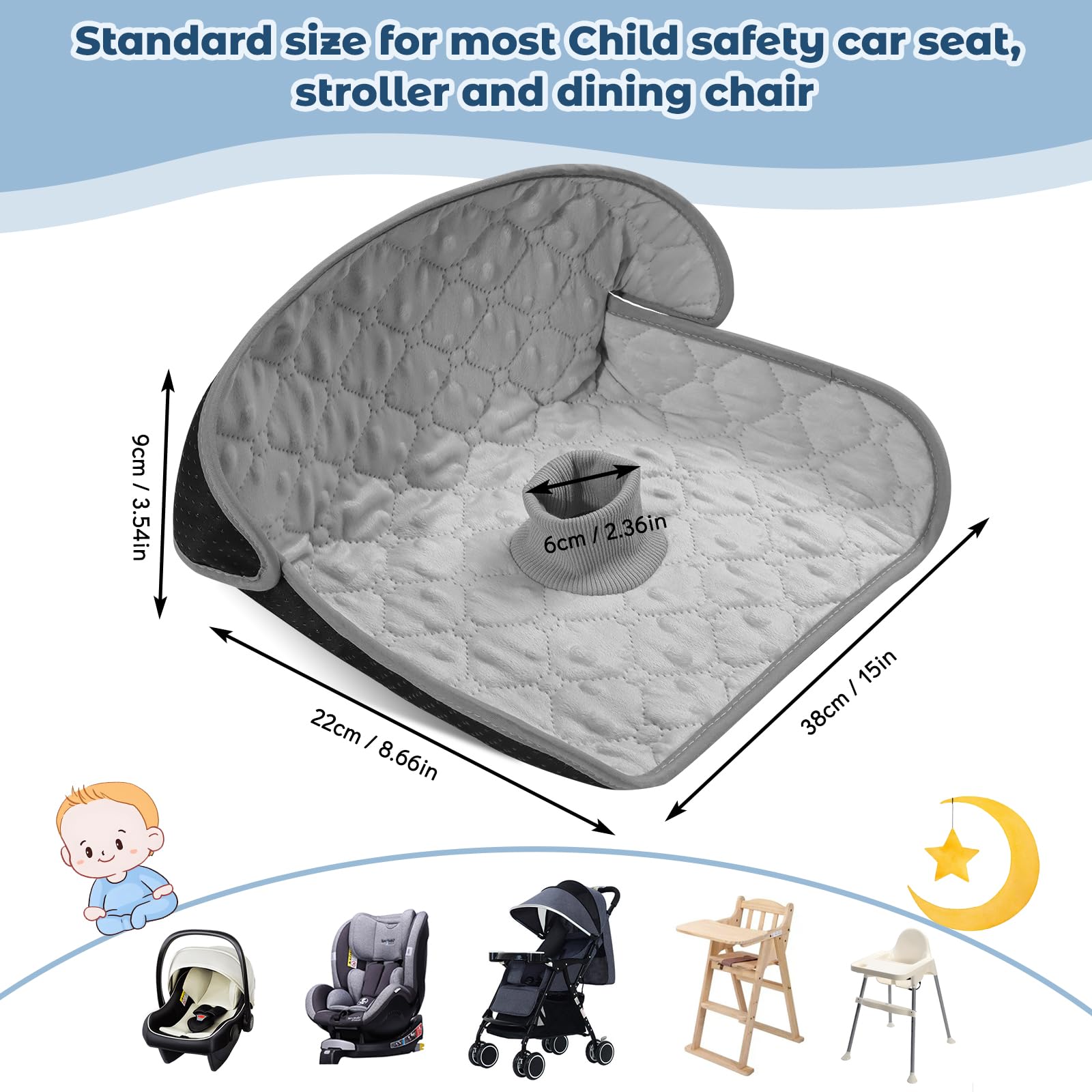 WAEKIYTL machine washable liner cleans easily after accidents