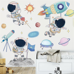 WAFT YEARN colorful space wall art brightens kid’s rooms