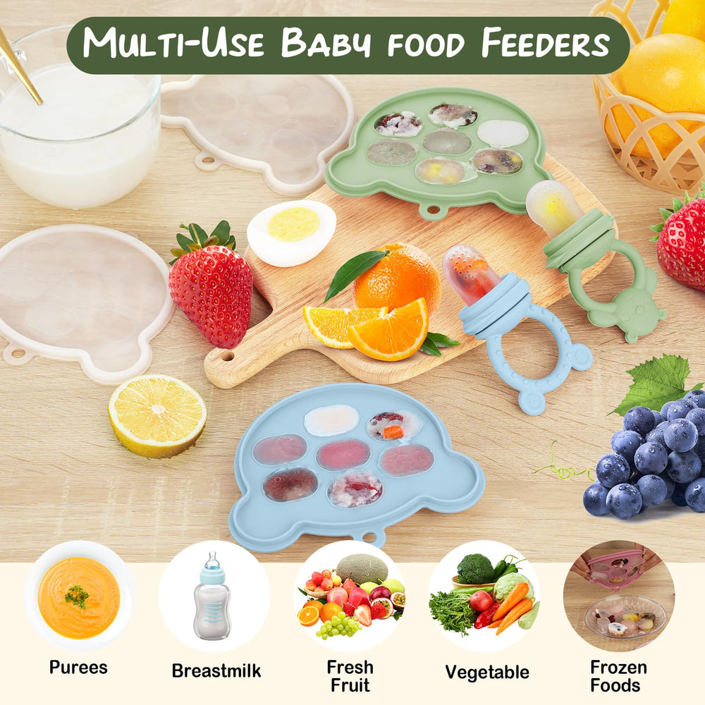 WAJIAYON baby snack storage kit for travel and on-the-go feeding