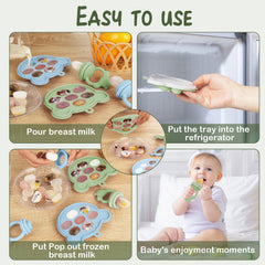 WAJIAYON baby teether pacifier promotes self-feeding and gum relief