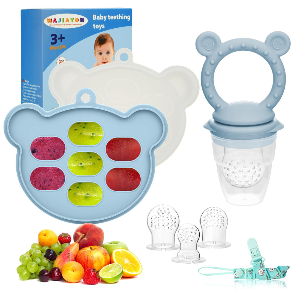 WAJIAYON breastmilk popsicle mold set for safe frozen portions and teething relief