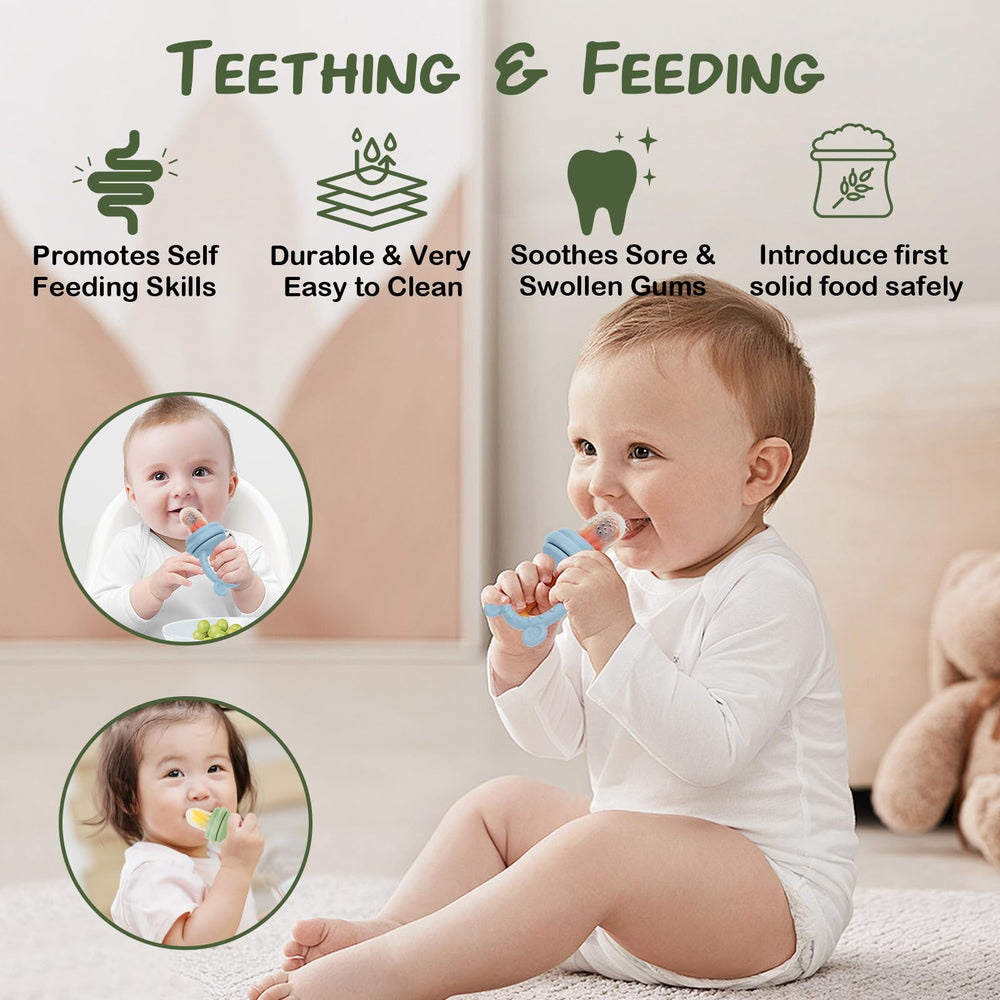 WAJIAYON self-feeding design encourages independent eating for babies