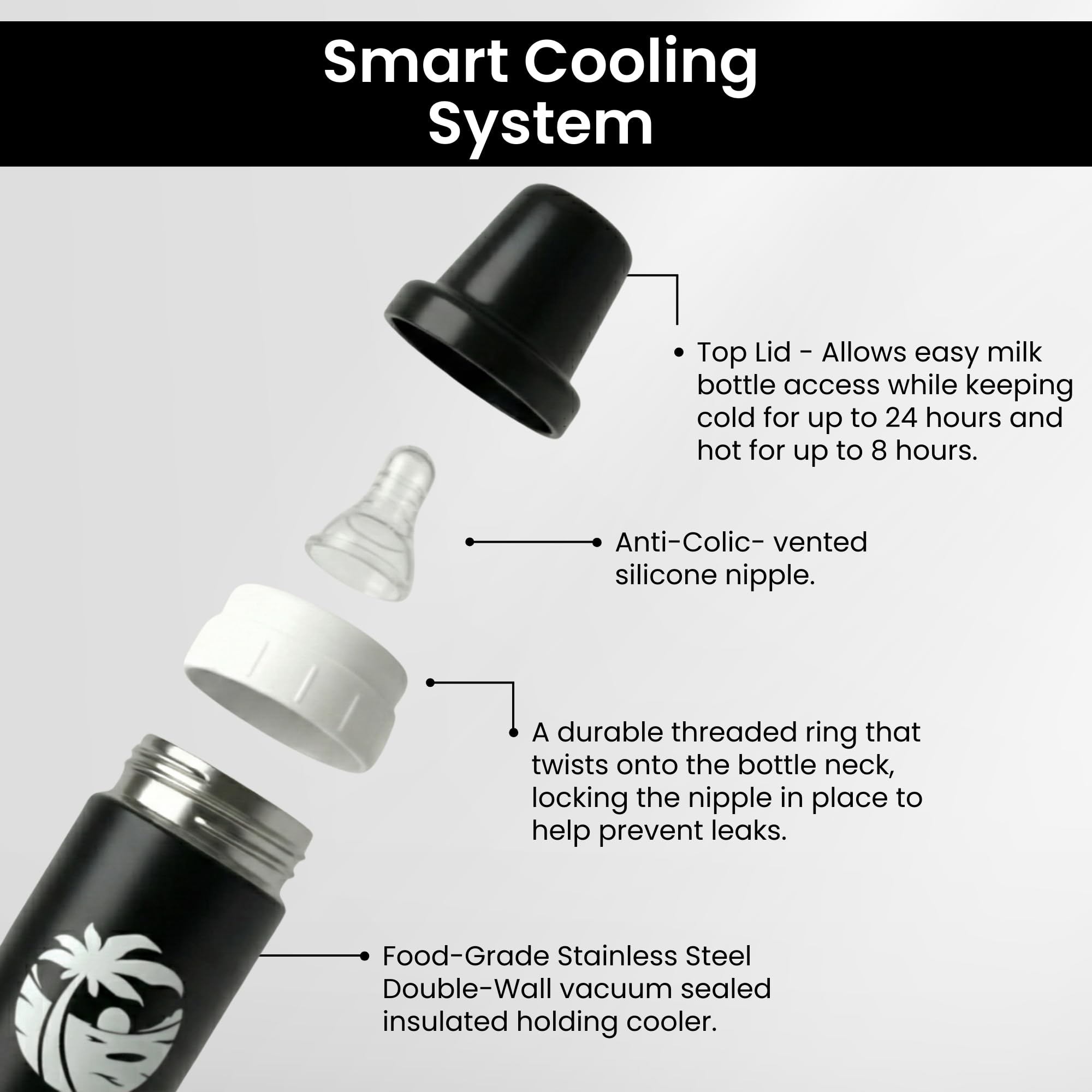 Waiu bottle pocket-size design for easy carry