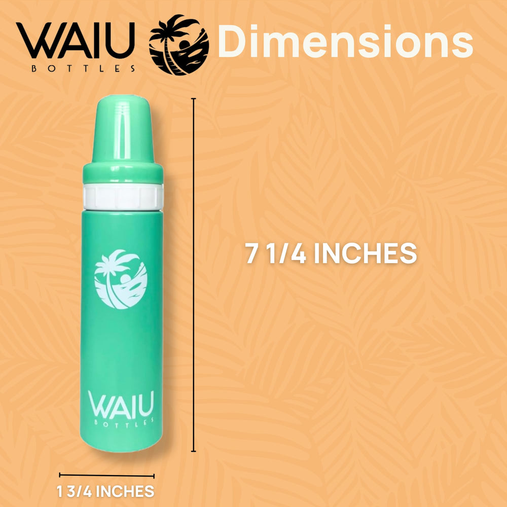 Waiu Bottles BPA-free and easy to clean.