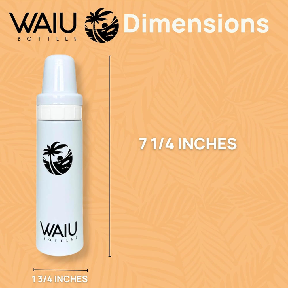 Waiu BPA-free bottle is easy to clean and handwash recommended