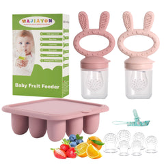 WAJIAYON Easter Bunny popsicle molds for frozen baby portions and snacks