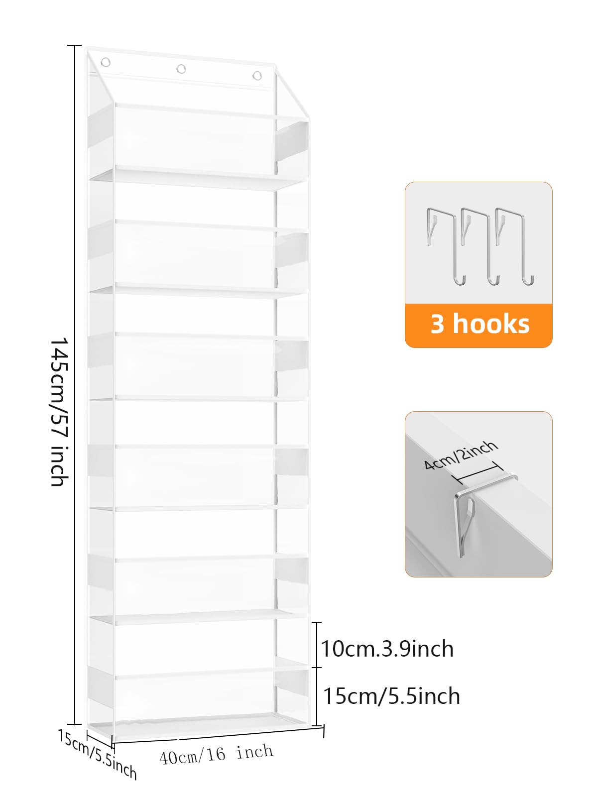 Wakaye easy-assembly requires no tools for quick door installation.
