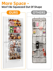 Wakaye organizer side pocket detail enables quick access to items.