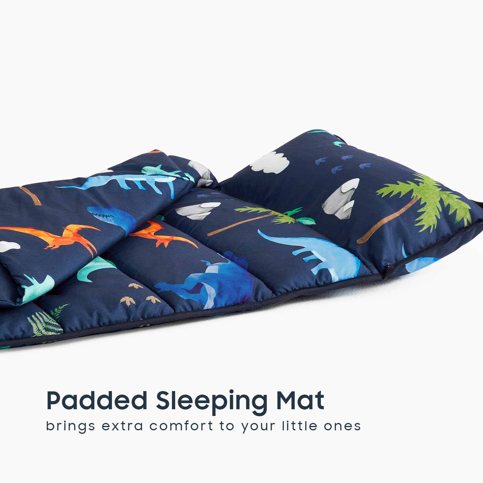 Wake In Cloud dinosaur design closeup showing playful print