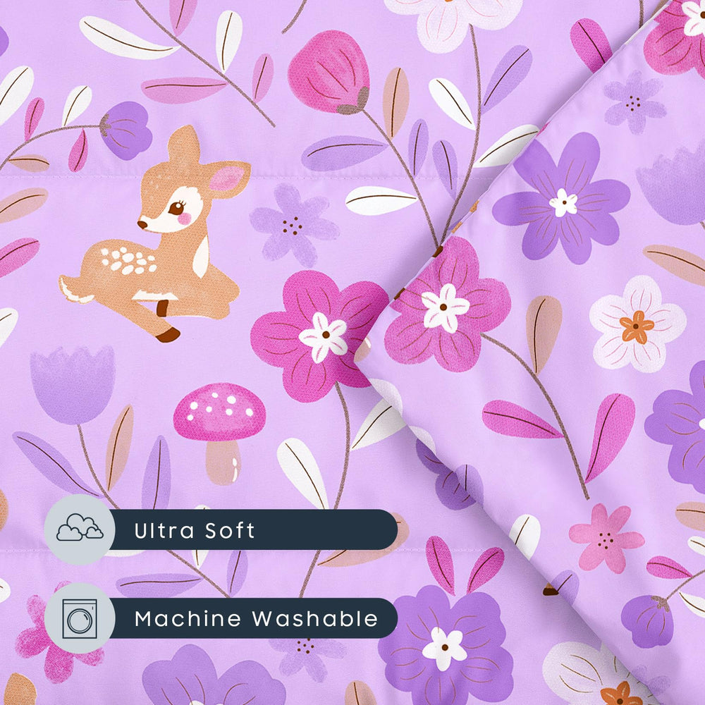 Wake In Cloud machine washable nap mat stays tidy during play.