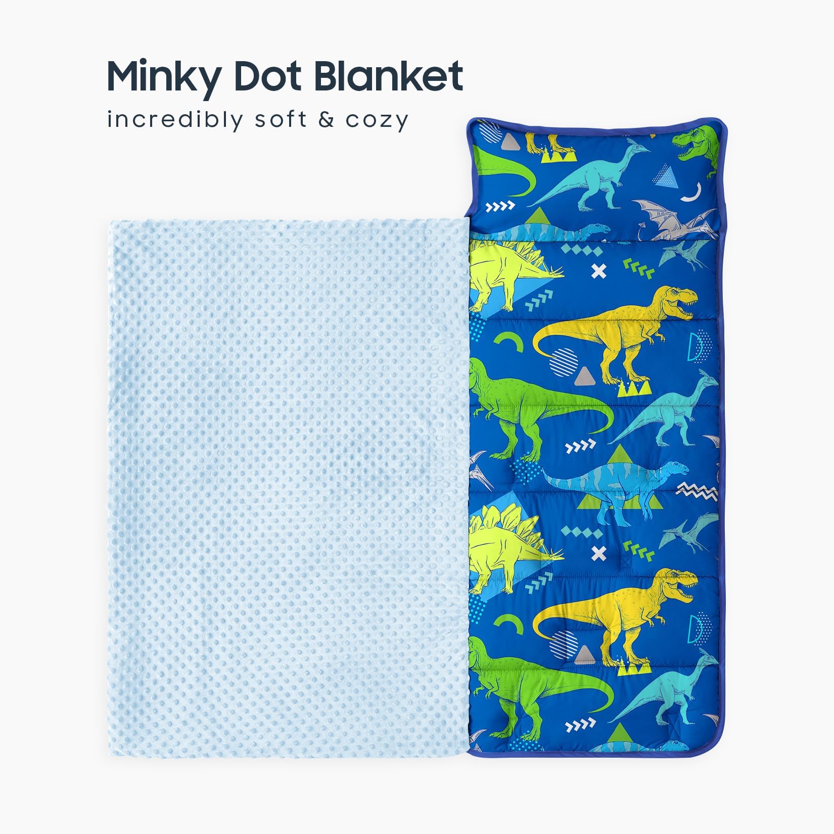 Wake In Cloud nap mat with blanket and pillow for all-in-one comfort