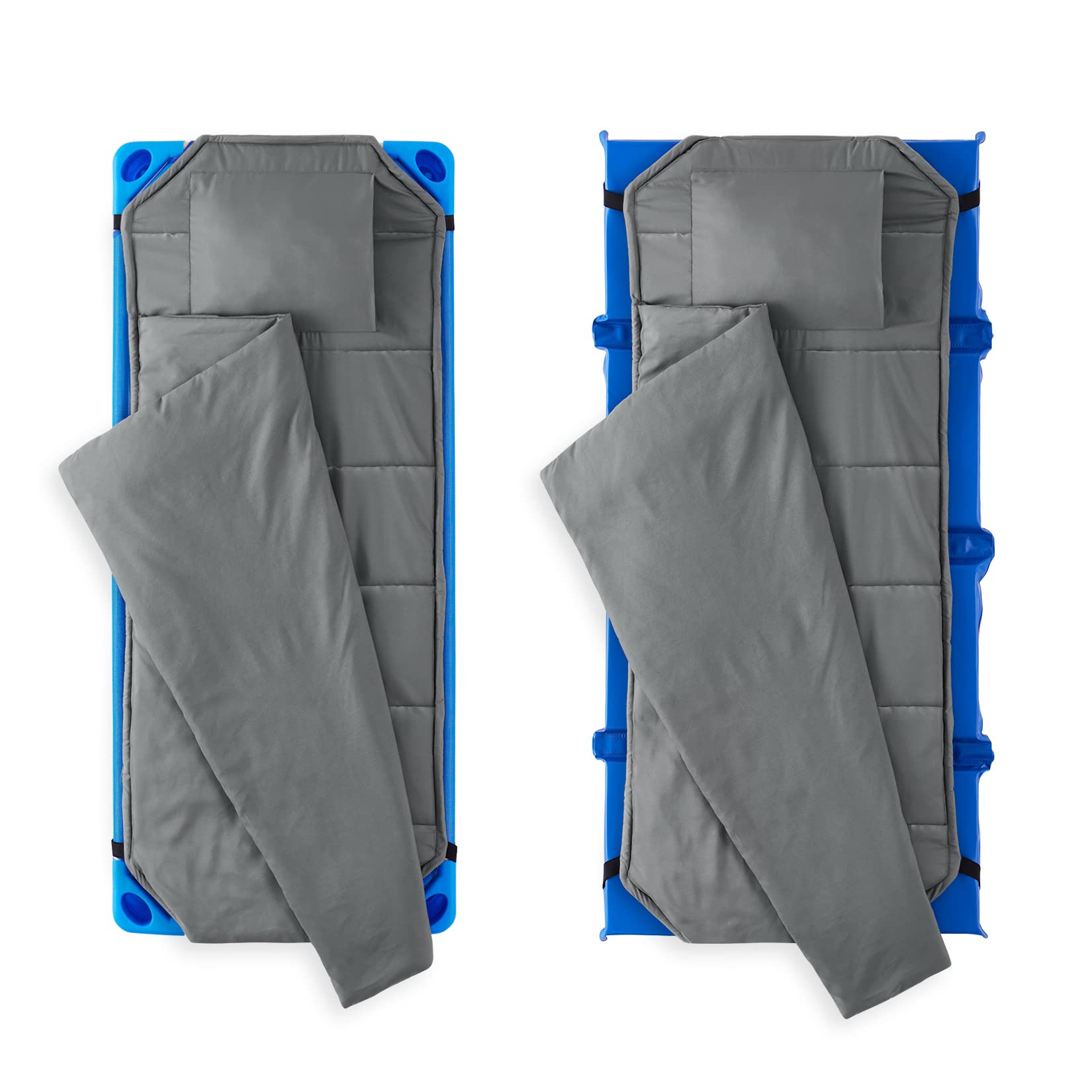 Wake In Cloud nap mat brushed-microfiber material feels soft and durable for daily use.
