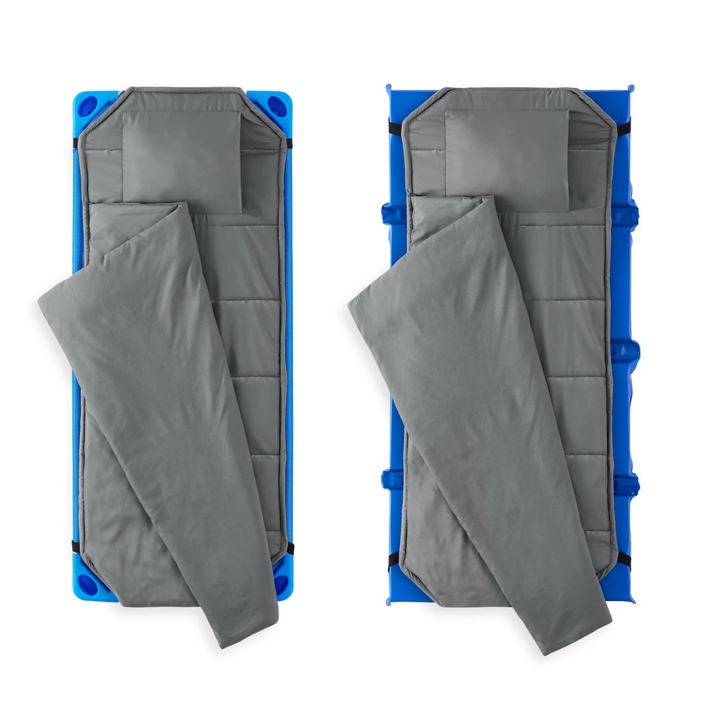 Wake In Cloud nap mat brushed-microfiber material feels soft and durable for daily use.