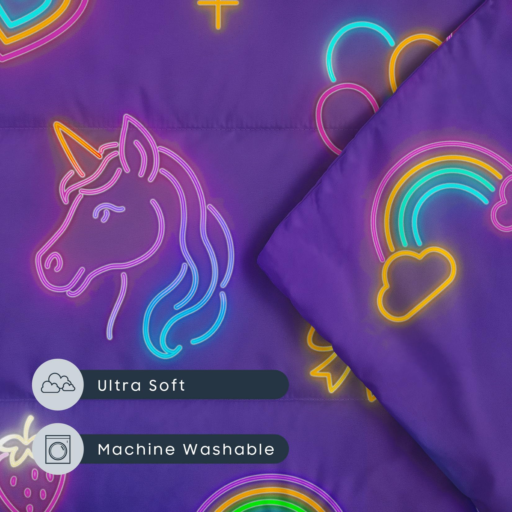 Wake In Cloud nap mat easy care: machine wash cold and tumble dry