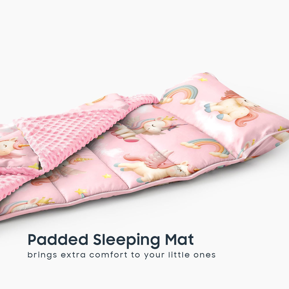 Wake In Cloud nap mat machine-washable fabric stays soft after repeated use