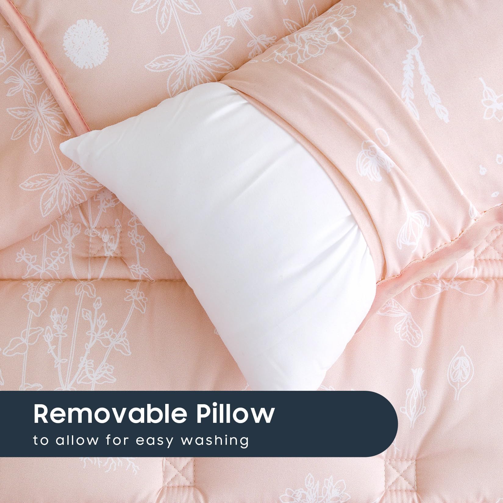 Wake In Cloud nap mat features a plush minky blanket for warmth.