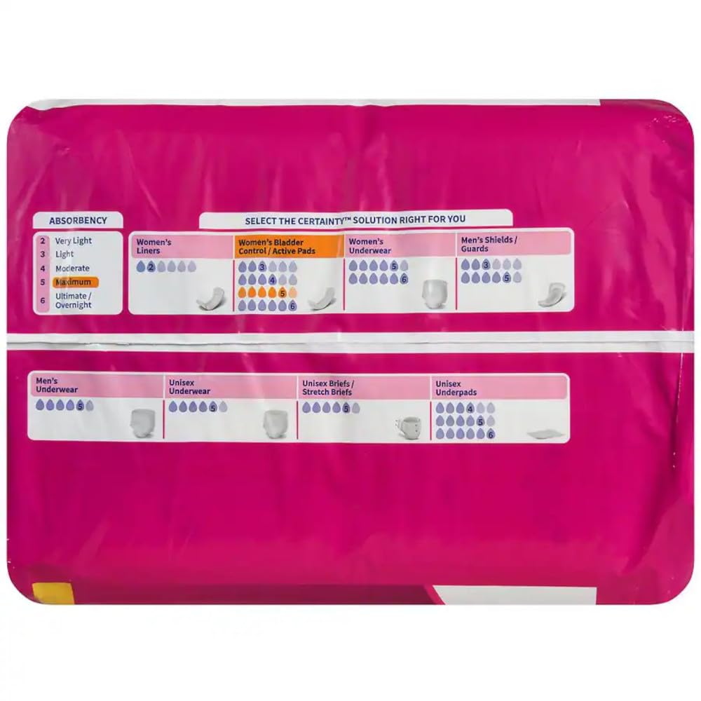 Walgreens Certainty large pad with barrier guards surfaces when wet