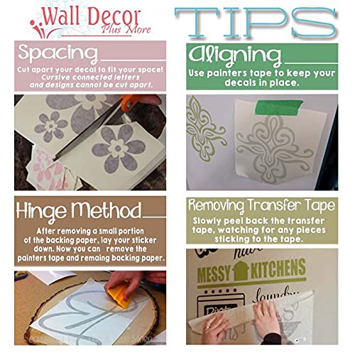 Loved Beyond Measure growth chart offers 7.5 x 72 inch wall decal.