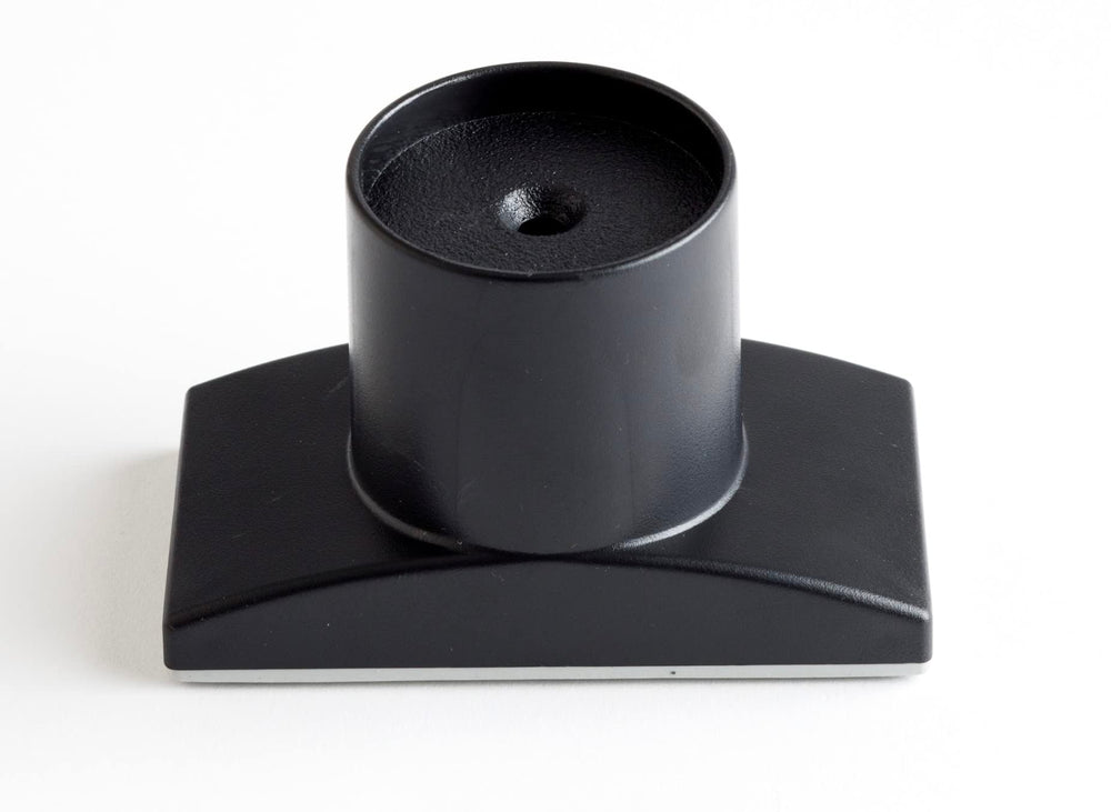 Wall Nanny Extender black finish blends with gates.
