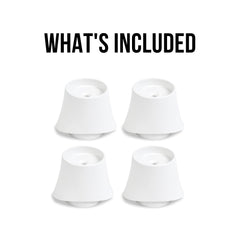 Wall Nanny extension-cone connectors enable adding 2 or 4 inches to indoor gates.