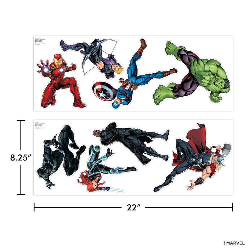 WALL PALZ Nick Fury decal provides a command center look