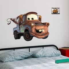 Wall Palz Disney Pixar Cars Tow Mater wall decal 16x23 brightens kids' rooms
