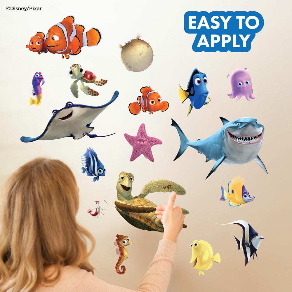 Wall Palz Finding Nemo Crush decal for ocean-themed playroom accents