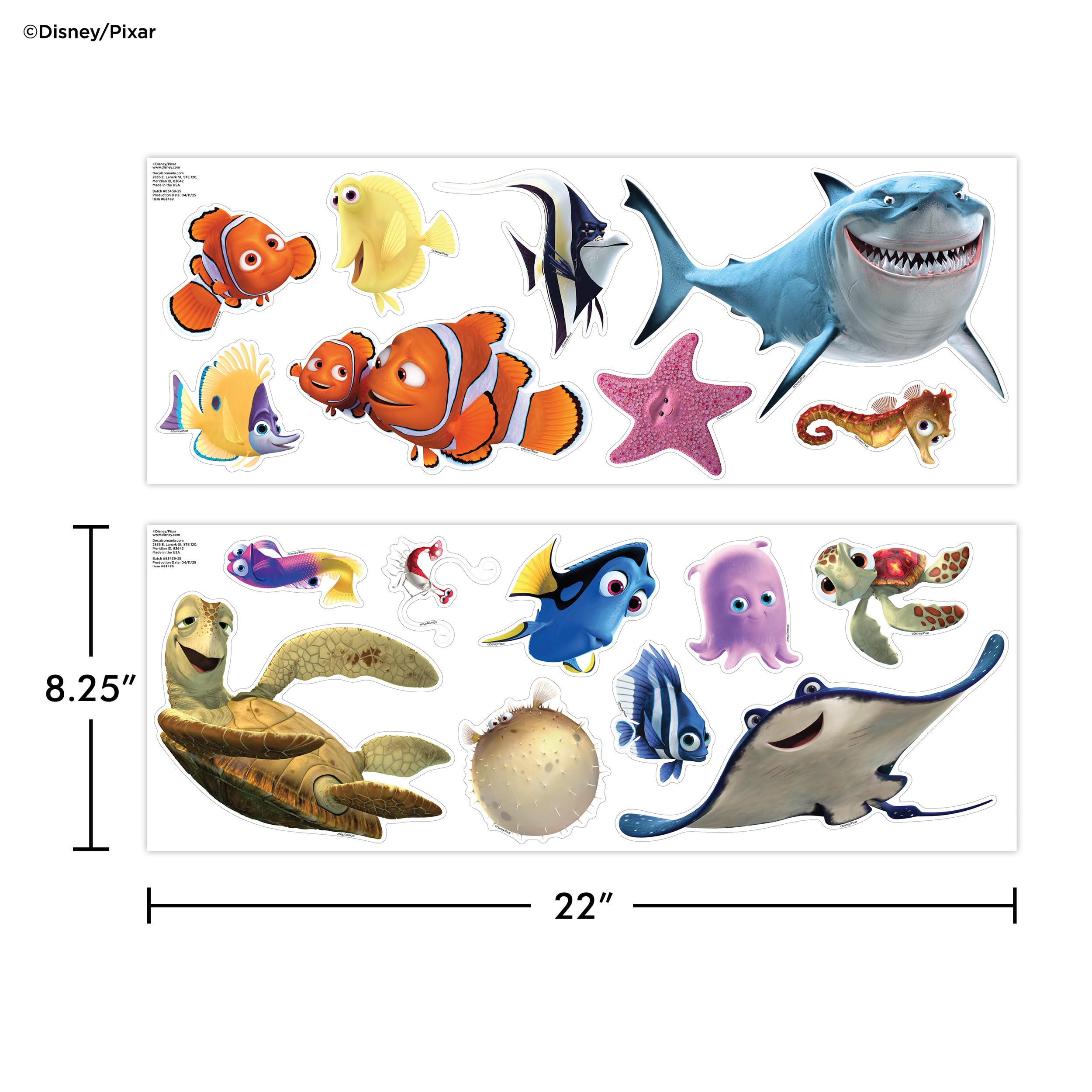 Wall Palz Finding Nemo Pearl decal for bashful sweetness on walls