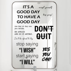 WALL PALZ dont quit decals on a wall to motivate daily perseverance in any room