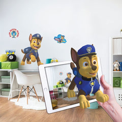 Wall Palz Paw Patrol Chase 24-inch decal for bright kid-friendly wall decor that energizes a room.