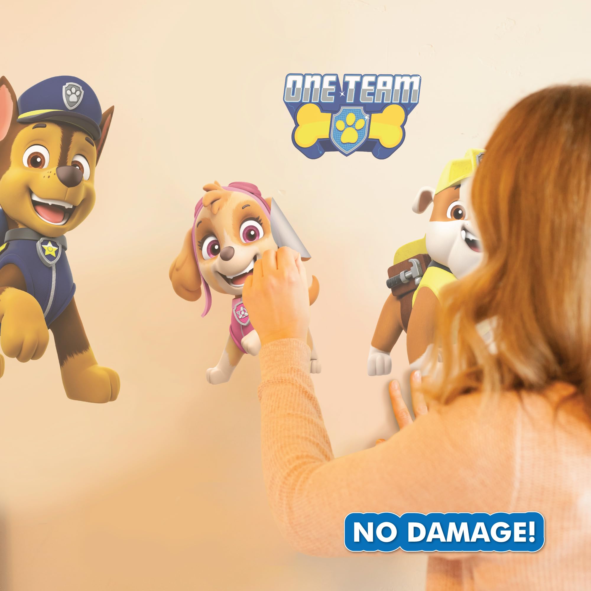 Wall Palz Paw Patrol Skye decal inspires adventures on bedroom walls.