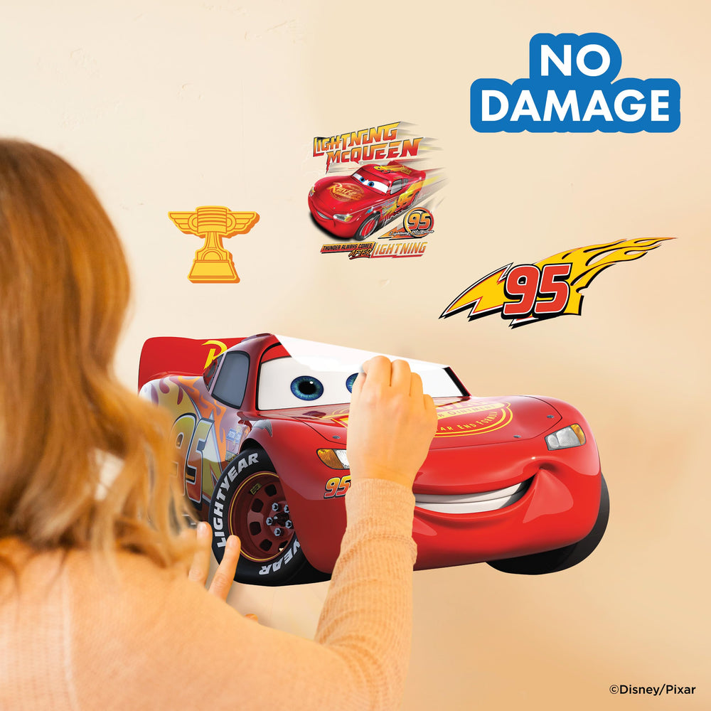 Peel and stick application for easy, damage free decor changes