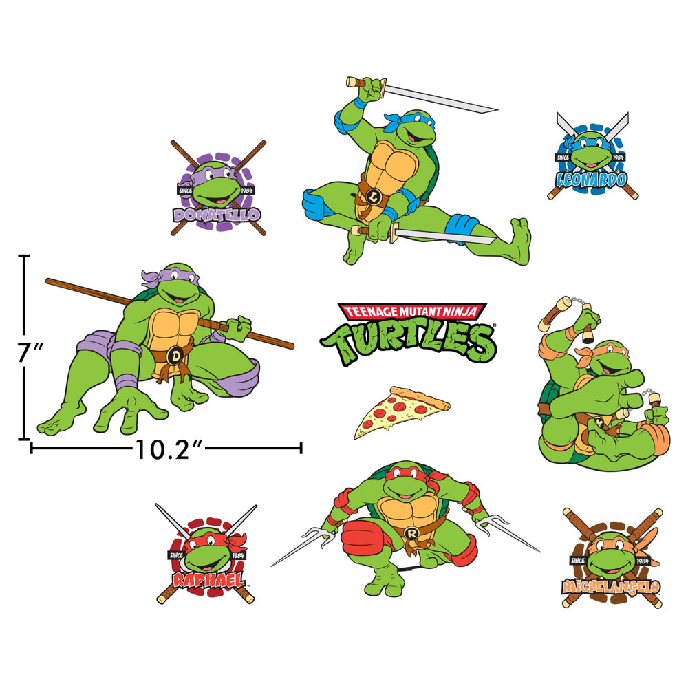 Wall Palz TMNT Raphael icon decal for quick room accents