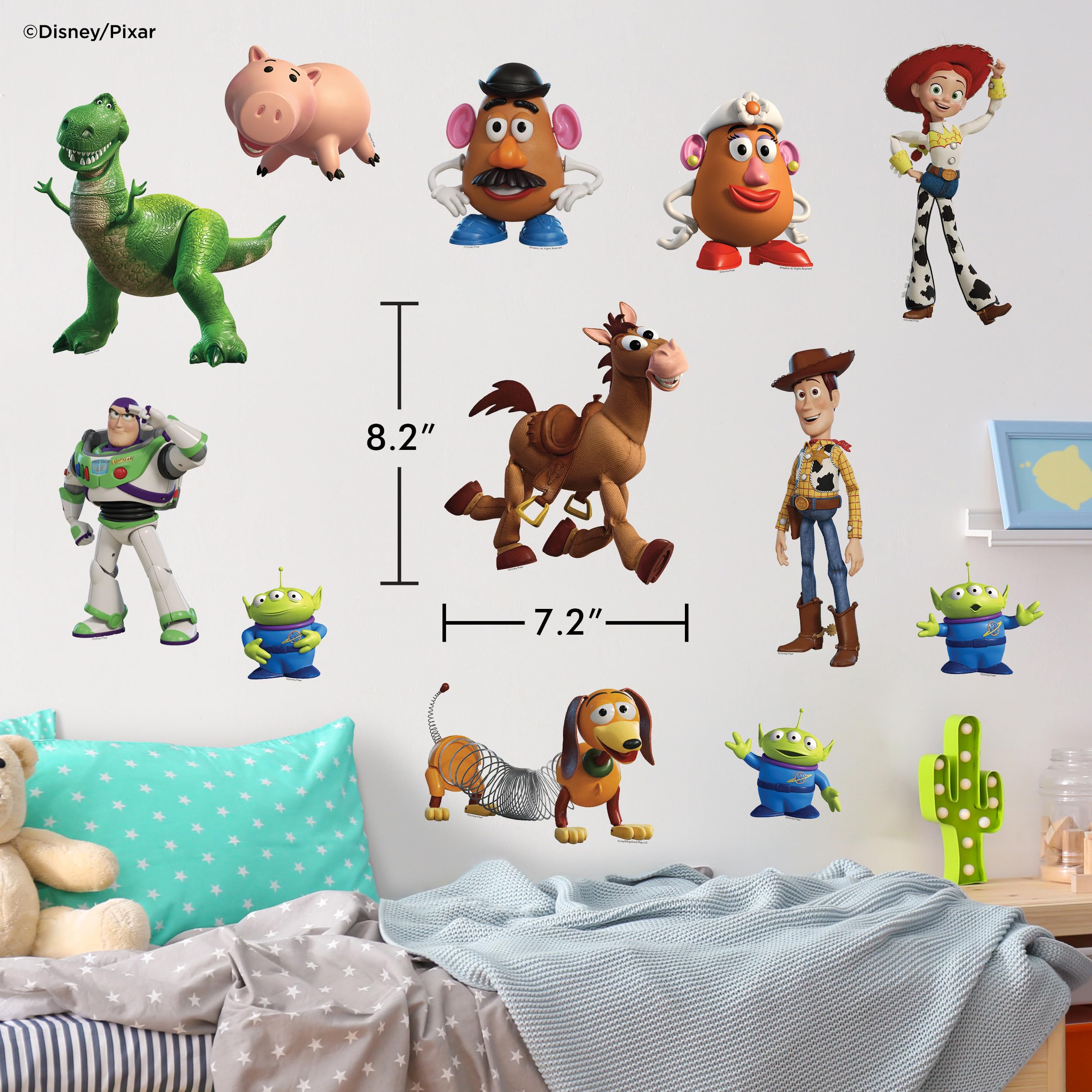 Wall Palz Toy Story Mr Potato Head wall sticker with playful character on walls