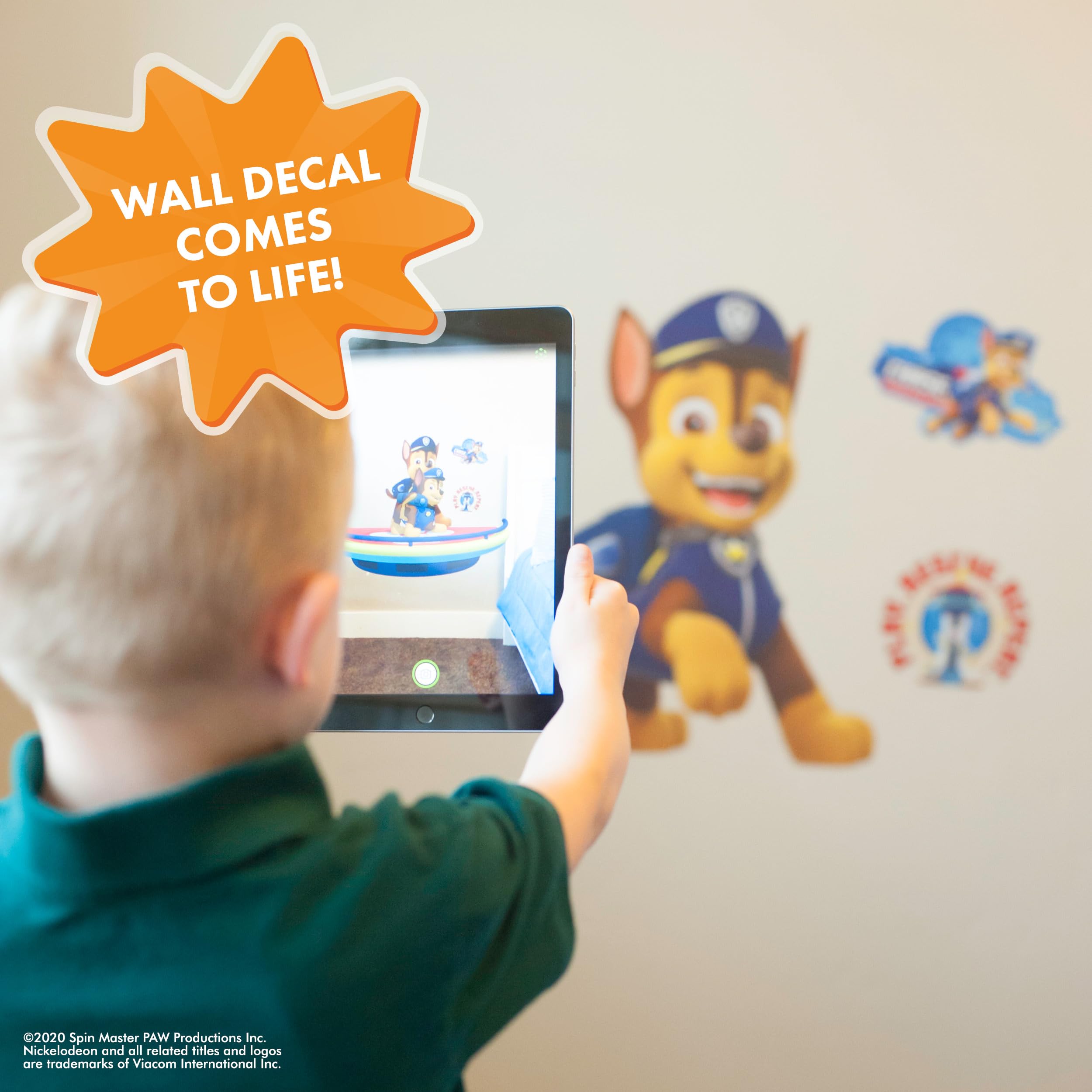 Premium USA-made Nickelodeon licensed Paw Patrol wall art for authentic styling.