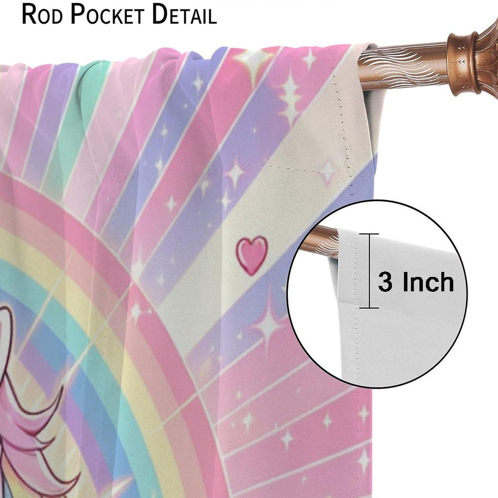Wallira pink ombre curtains make a charming gift for kids