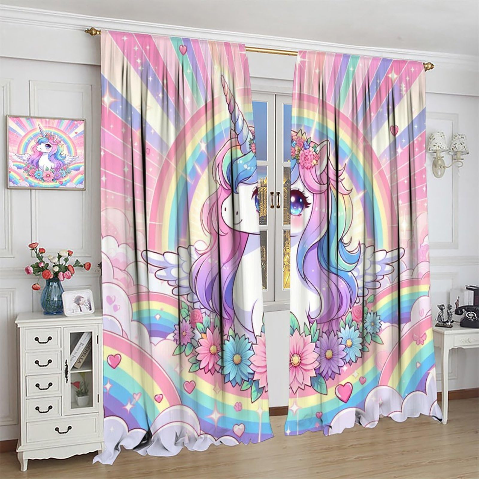 Wallira two-panel set dimensions 41x45 curtains for standard windows