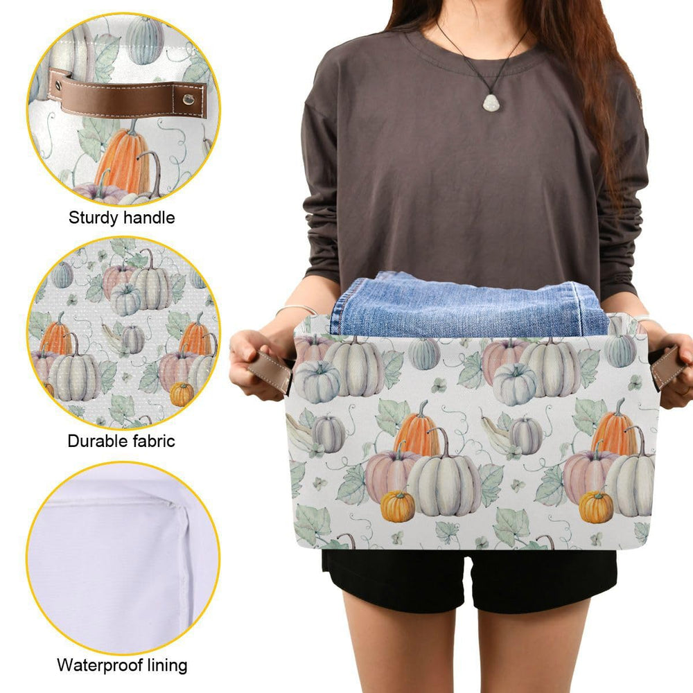 Wamika bathroom linen storage bin helps towel and toiletries stay tidy