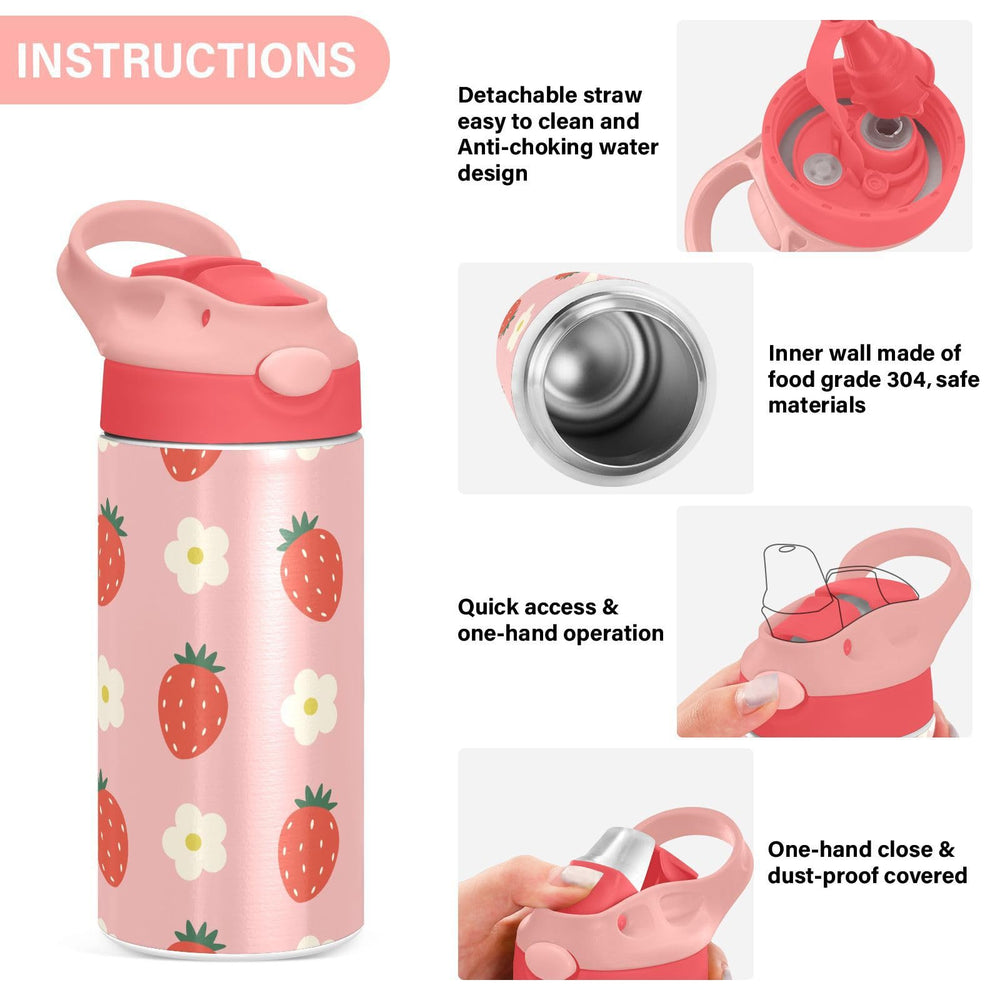 Wamika BPA-free and phthalate-free stainless steel bottle ensures odor-free hydration.