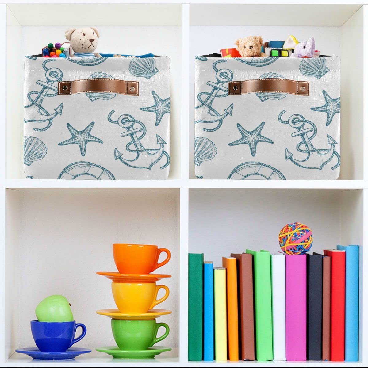 Wamika multi-purpose storage bin organizes clothes, toys, towels.