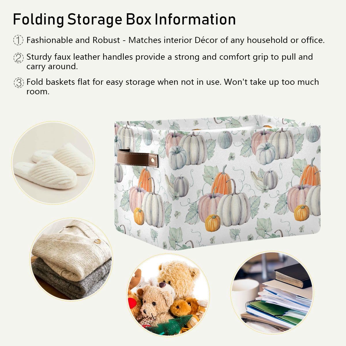Wamika nursery-toy organizer basket keeps essentials within easy reach