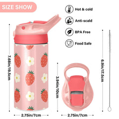 Wamika spill-proof valve promotes clean, one-handed drinking for active kids.