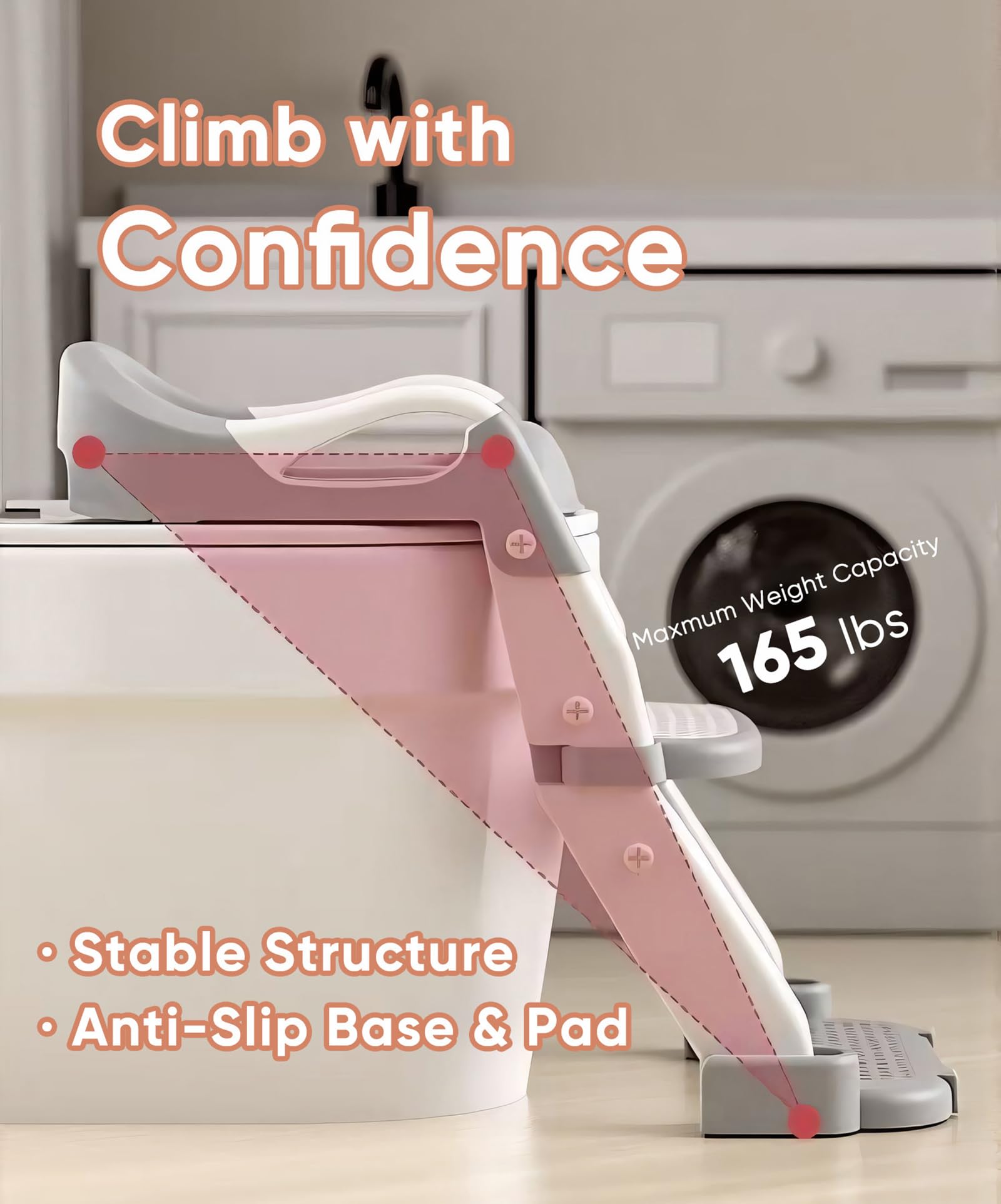 Wanchouse potty seat arc recess supports neat containment of urine
